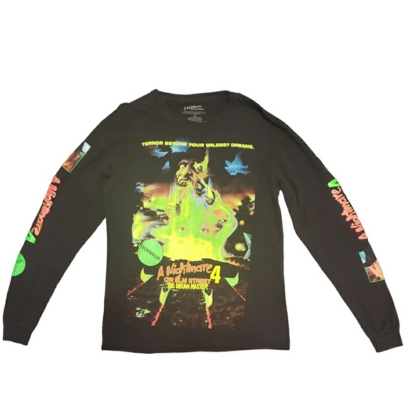 A Nightmare On Elm Street 4 Mens Medium Shirt Freddy Krueger 80's Horror Dream. - Picture 4 of 5